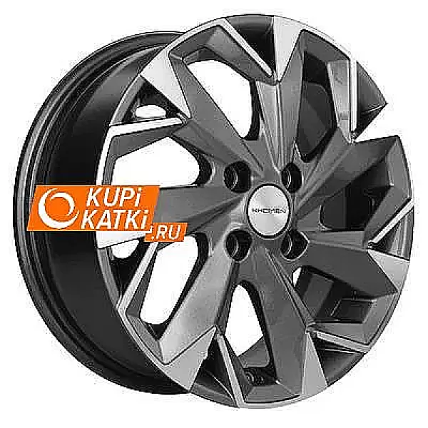 Khomen Wheels KHW1402 5.5x14/4x100 D67.1 ET43 Gray-FP