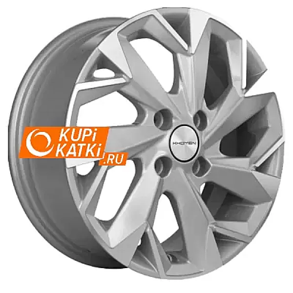 Khomen Wheels KHW1402 5.5x14/4x100 D67.1 ET38 F-Silver-FP
