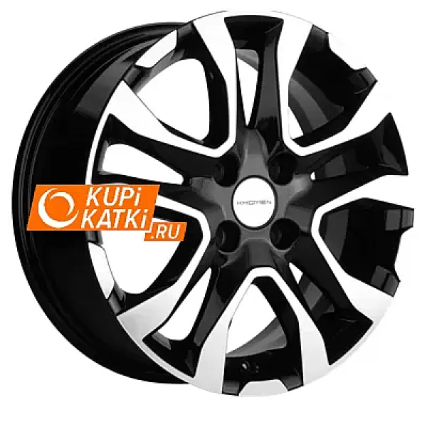 Khomen Wheels KHW1503 6x15/4x100 D60.1 ET50 Black-FP