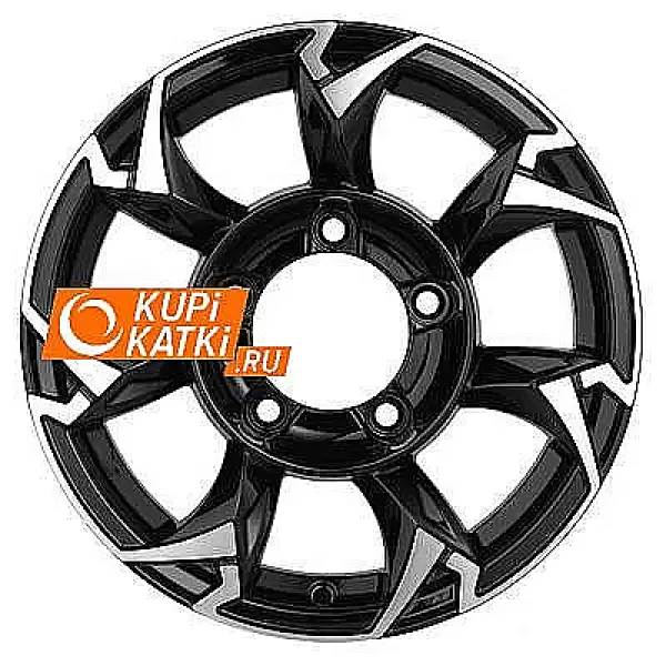 Khomen Wheels KHW1505 5.5x15/5x139.7 D108.1 ET5 Black-FP