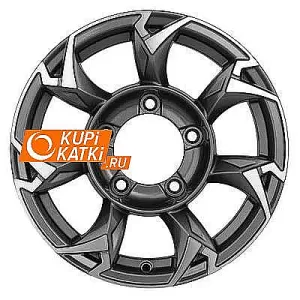 Khomen Wheels KHW1505 5.5x15/5x139.7 D108.1 ET5 Gray-FP