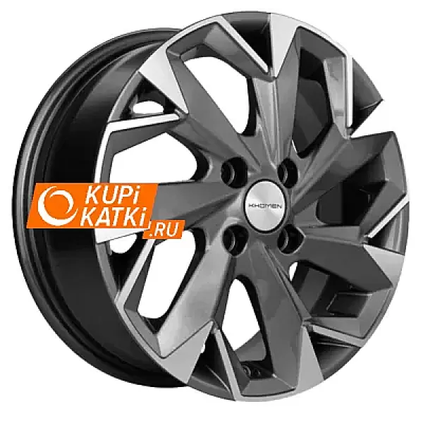 Khomen Wheels KHW1508 6x15/4x98 D58.6 ET35 Gray-FP