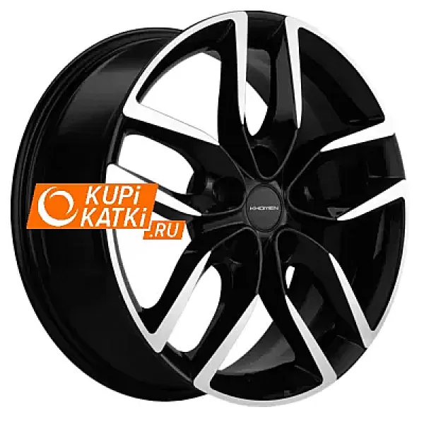 Khomen Wheels KHW1708 6.5x17/5x114.3 D66.5 ET37 Black-FP