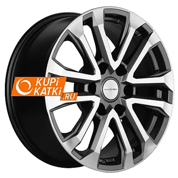 Khomen Wheels KHW1805 7.5x18/6x139.7 D67.1 ET46 Gray-FP