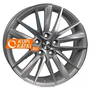 Khomen Wheels KHW1807 F-Silver-FP