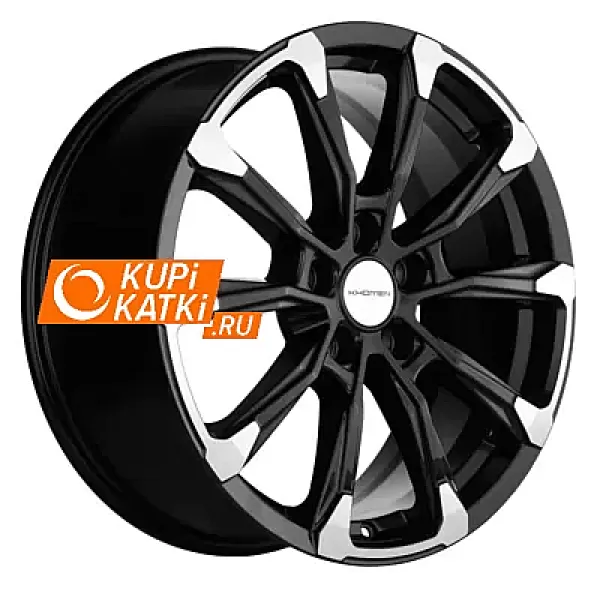 Khomen Wheels KHW1808 7.5x18/5x114.3 D66.1 ET35 Black-FP