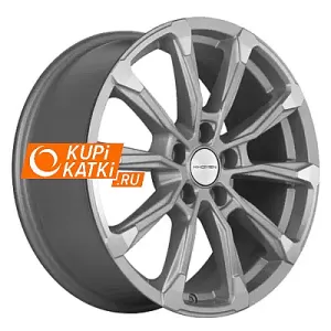 Khomen Wheels KHW1808 F-Silver-FP