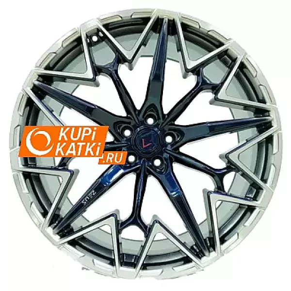 Khomen Wheels ZEUS 2202 10x22/5x112 D66.6 ET25 Black matt-FP