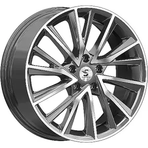 Premium Series КР010 7.5x18/5x114.3 D66.1 ET40 Diamond gloss Graphite