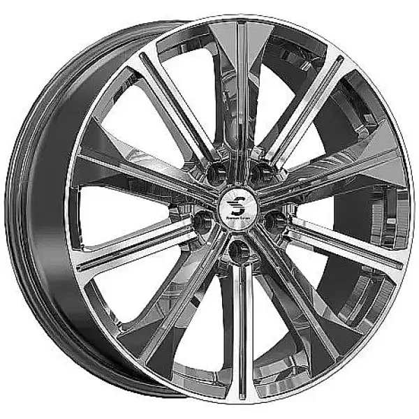 Premium Series КР013 7x19/5x108 D60.1 ET45 Diamond gloss Graphite