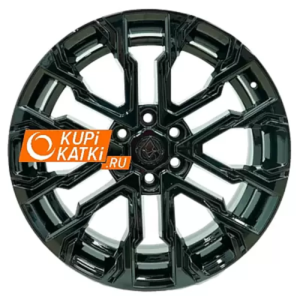 Khomen Wheels AZIMUT 9x22/6x139.7 D78.1 ET28 Black