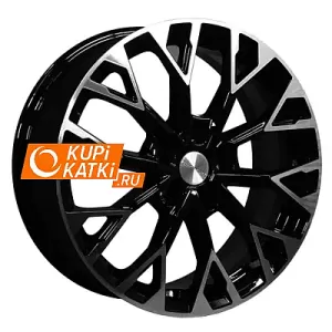 Khomen Wheels KHW1718 7x17/5x110 D67.1 ET45 Black-FP