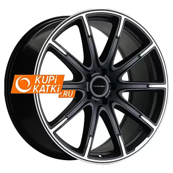 Khomen Wheels KHW2102 9.5x21/5x112 D66.6 ET45 Black-FP matt