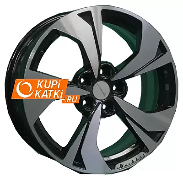 Khomen Wheels KHW1724 7x17/5x108 D54.1 ET40 Black-FP
