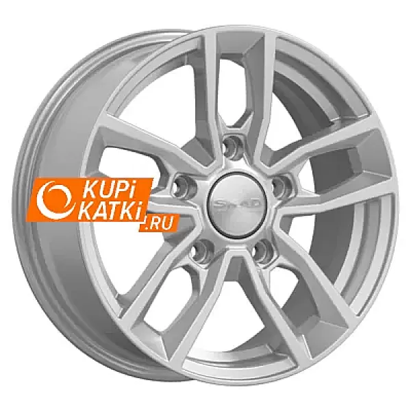 Скад Вайсхорн 6.5x16/5x139.7 D98 ET40 Сильвер