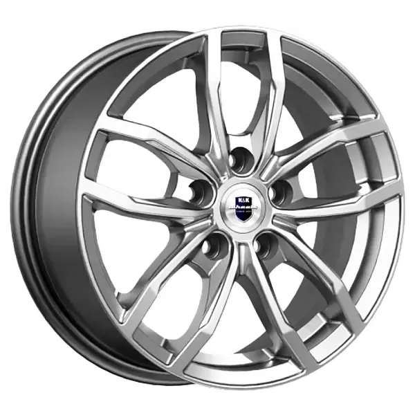 Кик Фрост 6.5x15/5x114.3 D60.1 ET39 Дарк платинум