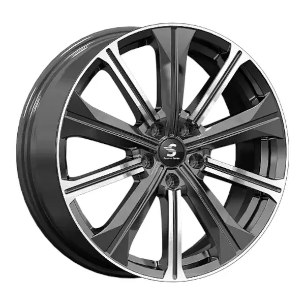 Premium Series КР013 7x19/5x114.3 D64.1 ET40 Diamond black Gris