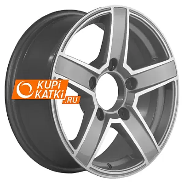 Khomen Wheels KHW1614 6.5x16/5x139.7 D98.5 ET40 F-Silver-FP