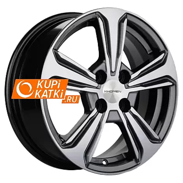Khomen Wheels KHW1502 6x15/4x100 D56.6 ET45 Gray-FP