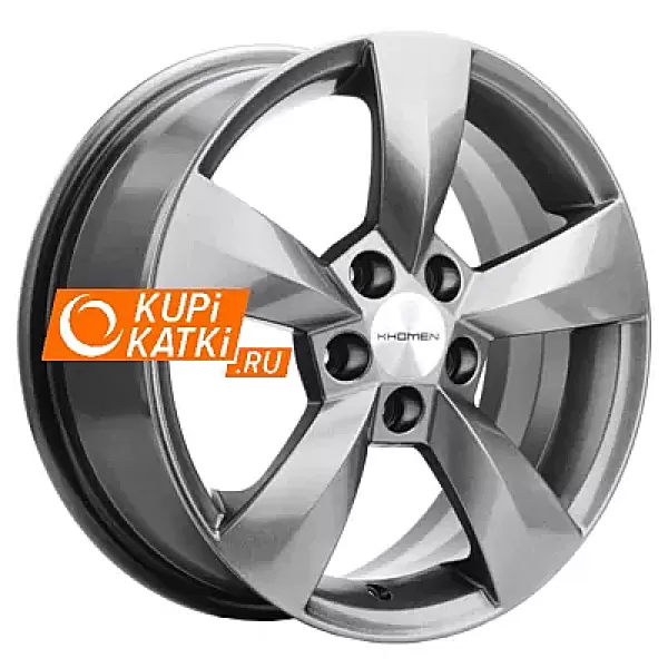 Khomen Wheels KHW1504 6x15/5x100 D57.1 ET43 Gray