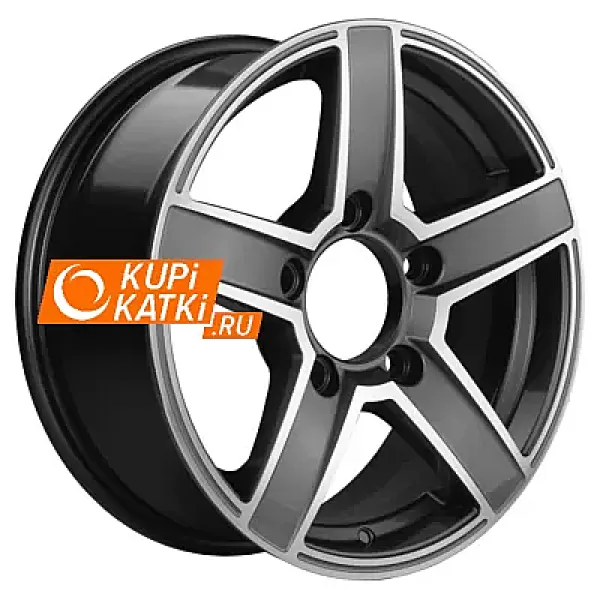 Khomen Wheels KHW1614 6.5x16/5x139.7 D98.5 ET35 Gray-FP