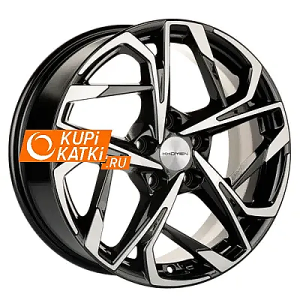 Khomen Wheels KHW1716 (DFM580) 7x17/5x110 D67.1 ET45 Black-FP