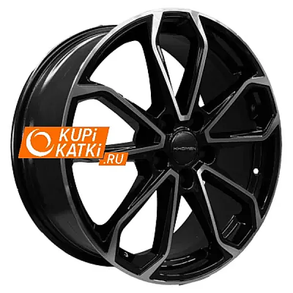 Khomen Wheels KHW1816 7x18/5x114.3 D54.1 ET53 Black-FP