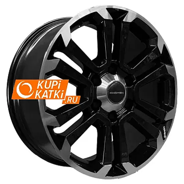Khomen Wheels KHW1817 7.5x18/6x139.7 D106.1 ET25 Black-FP