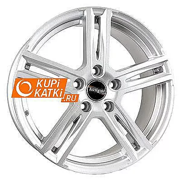 Tech Line 707 7.5x17/5x108 D67.1 ET49 Silver