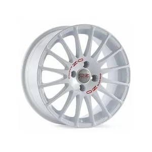 OZ Racing Superturismo WRC White + Red Lettering