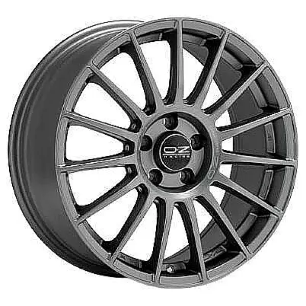OZ Racing Superturismo LM 9.5x19/5x112 D75 ET30 Matt Race Silver + Black Lettering