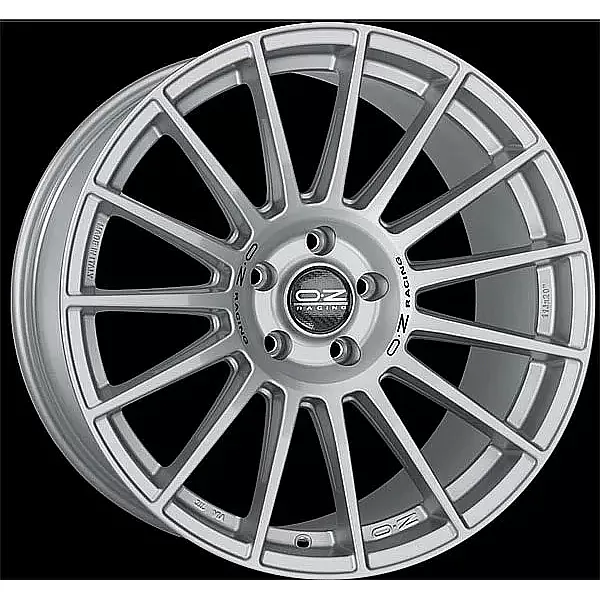 OZ Racing Superturismo Dakar 10x20/5x112 D79 ET43 Matt Race Silver + Black Lettering