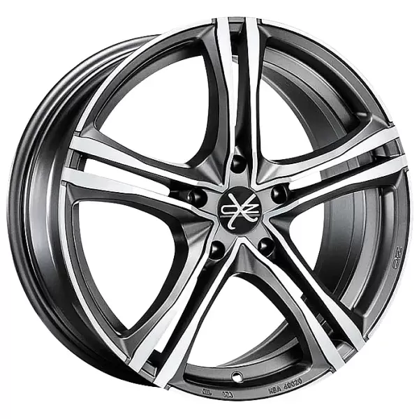 OZ Racing X5B 8x19/5x108 D75 ET45 Matt Graphite Diamond Cut