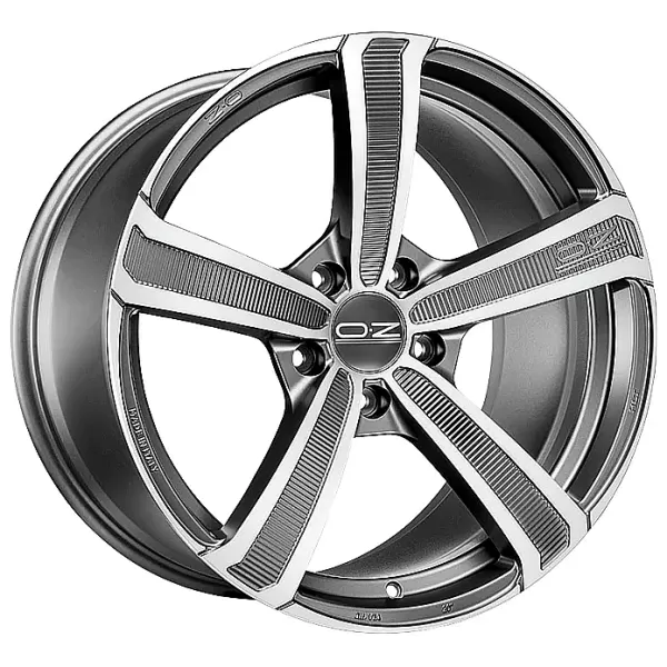 OZ Racing Montecarlo HLT 8.5x20/5x108 D75 ET45 Matt Dark Graphite Diamond Cut