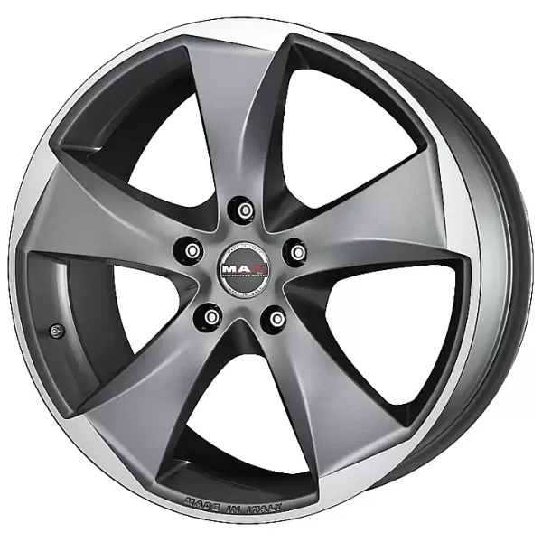 MAK Raptor5 8.5x19/5x120 D65.1 ET50 Graphite Mirror Face