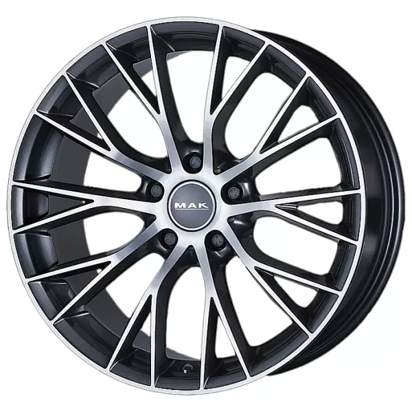 MAK Munchen 8.5x20/5x120 D72.6 ET38 Gun Metallic Mirror Face