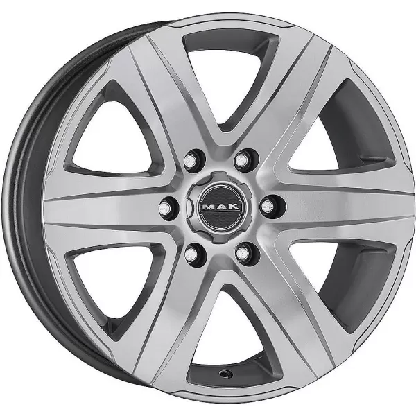 MAK Stone6 T 8x17/5x127 D71.6 ET35 Silver