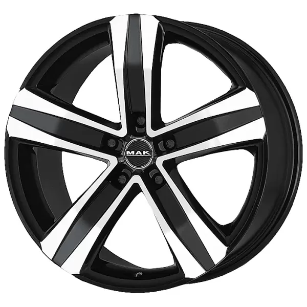 MAK Stone5 W 6.5x16/5x118 D71.1 ET55 Black mirror