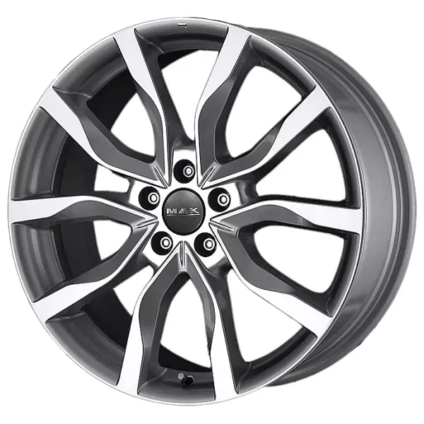 MAK Wolf 8x20/5x112 D57.1 ET41 Gunmetal Mirror Face