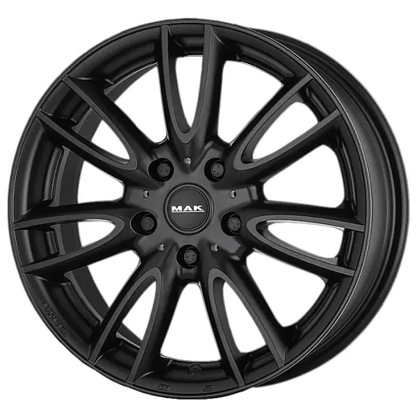 MAK Jackie 7.5x18/5x112 D66.6 ET51 Matt Black