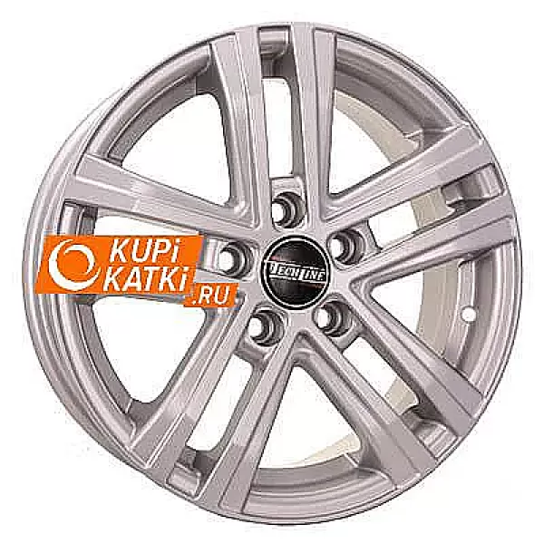 Tech Line 545 6x15/5x114.3 D66.1 ET39 Silver